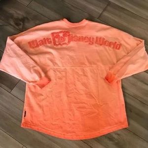 ORANGE OMBRÉ GLITTER DISNEY WORLD SPIRIT JERSEY XS